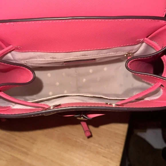 🩷EUC-Kate Spade Pink Leather Backpack!🩷 - Picture 3 of 4